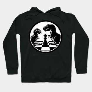 Dinosaur Chess Faceoff Hoodie